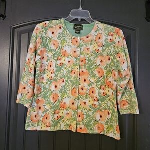 EDDIE BAUER STRETCH KNIT CARDIGAN